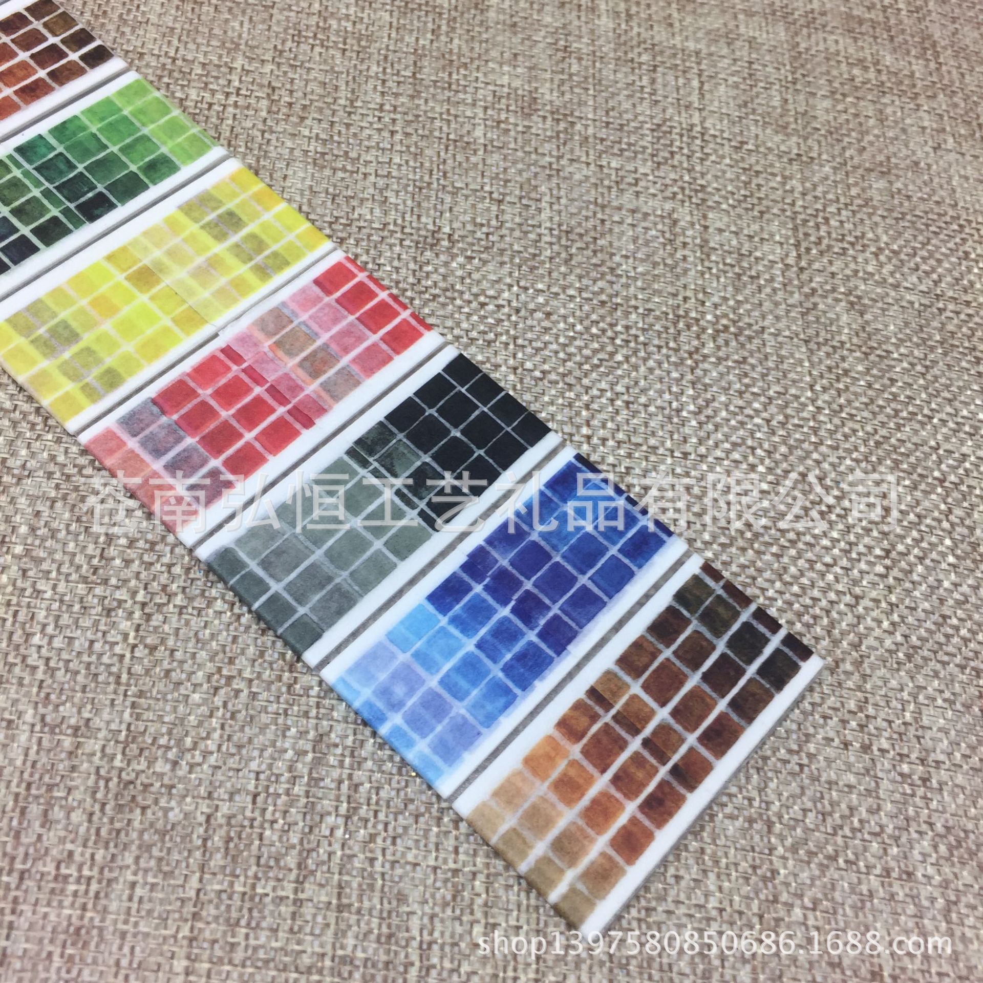 定制格子和纸胶带10色装