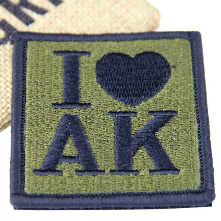 Новый продукт, кайфовая моральная военная нашивка AK, 5.8*5.8, магическая арmband вышитая тканевая нашивка