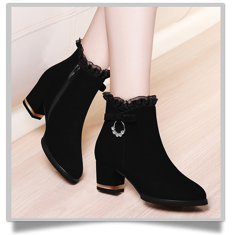 Bottes femme en PU artificiel - Ref 3355562 Image 9