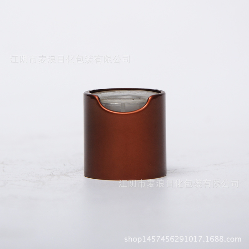 厂家供应按压盖电化铝千秋盖化妆品乳液盖身体乳瓶盖批发电化铝盖