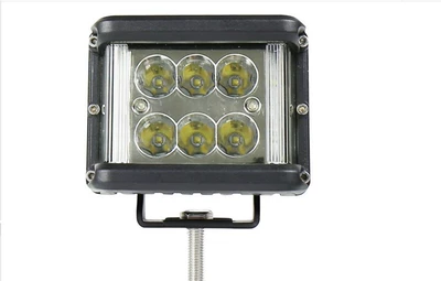 Blue light red light led car light flash two-color yellow three-side luminous work light warning light a column 36W spotlight (Other LED lights)