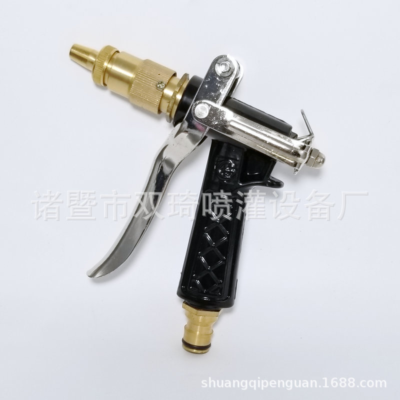 铜 子弹头洗车水枪 水管套装 家用高压园林浇花水枪 水管