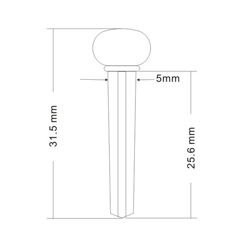 Folk guitar fixed string cone, acoustic guitar string nail, piano nail pressing string nail string post, plastic string pressing nail fixing string nail post