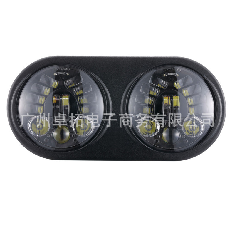 新款 适用5.75寸哈雷大灯 摩托车大灯 哈雷戴维森重力感应摇摆灯