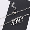 Necklace with letters, Amazon, ebay