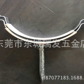 吊码不锈钢吊码管卡管码水管支架包胶吊码PVC管尖钉固定码管夹码
