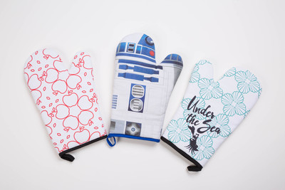 定制数码LOGO微波炉手套，来图定做隔热手套，厨房全棉手套|ru