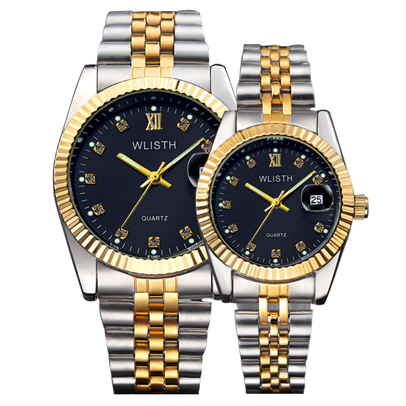 Wallis couple watch women's watch waterproof quartz watch fashion cross-border foreign trade watch men's watch wholesale