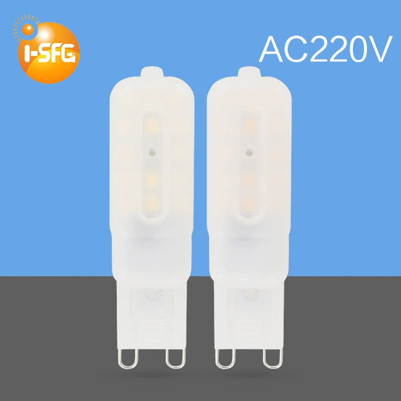 Новый свет мозоли G9 вел трехцветную температуру высоковольтный dimmable G9 22 светлый шарик AC220V Светильник Мозоли