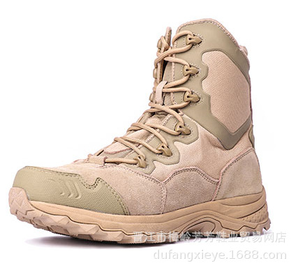 major Customized outdoors Gaobang Tactical desert boots Combat boots Luzhanxue