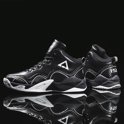 情侣篮球鞋春秋冬高帮皮面耐磨防滑男女大童训练鞋运动鞋一件代发|ru