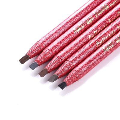 跨境彩妆韩艳1818拉线鸭嘴眉笔 卷纸软质眼线笔耐水撕拉画眉笔|ms