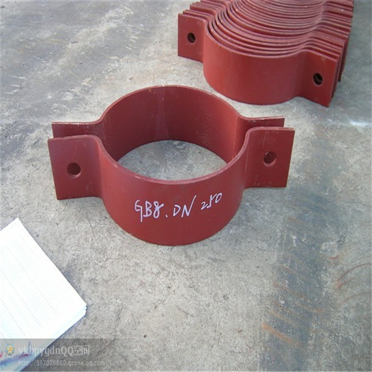 恒轩双排螺栓压紧管卡 A11双排螺栓压紧管卡 化工标准HG/T21629-1