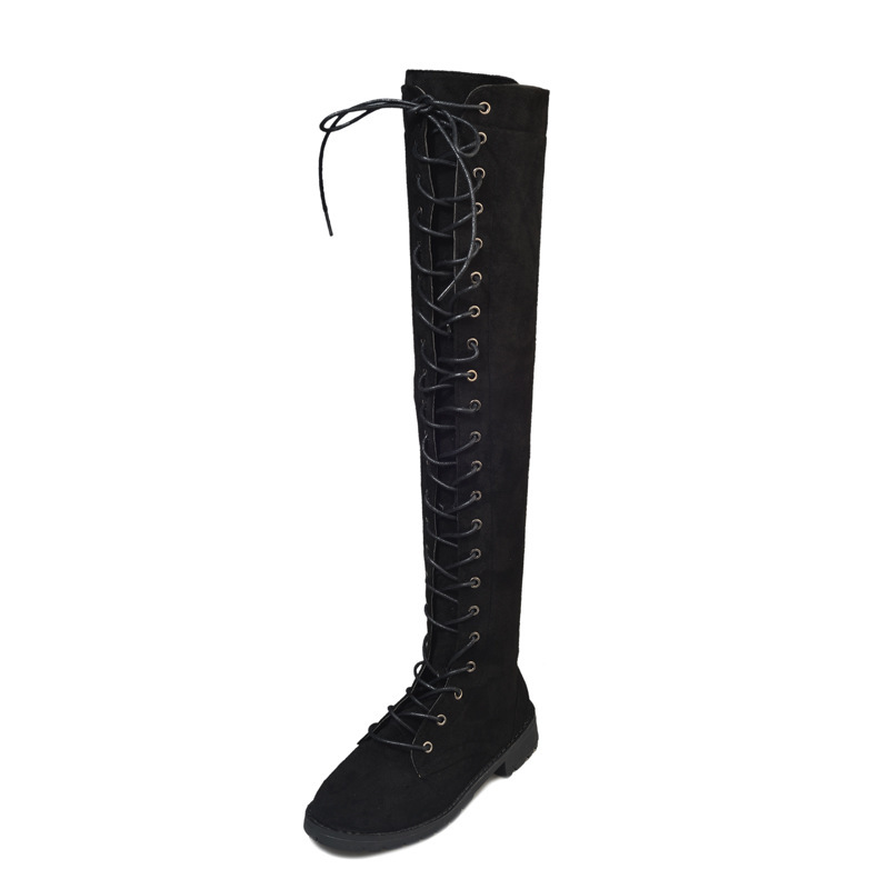 Bottes femme HALINFER  HAN LINGFEI en Daim - Ref 3355317 Image 5