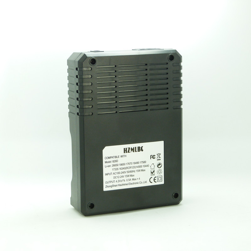 跨境爆款 四槽18650锂电池充电器 3.7V4.2V电池万能充26650充电器