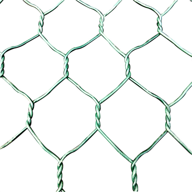 热镀锌铝合金包塑格宾石笼网箱 PVC格宾笼 生态网格绿滨垫 固滨笼|ru