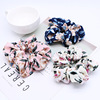 Cross -border new printed hair circle Korean hair accessories ladies hair rope hair jewelry scrunchies