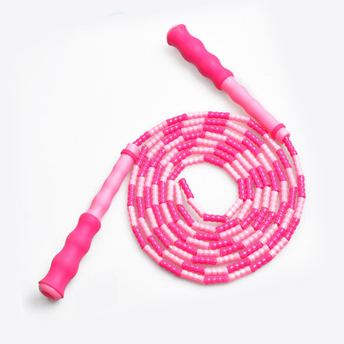Jumping Bamboo Joint Pattern Jump Rope for Adults and Children Fitness Sports Elementary and Middle School Students Flowering Jumping Spiritual Performance Bead Joint Jump Rope