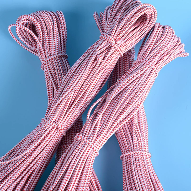 Классический круглый красный и белый цветок точка резинка аксессуары для одежды высокая эластичная традиционная прочная резинка эластичная веревка