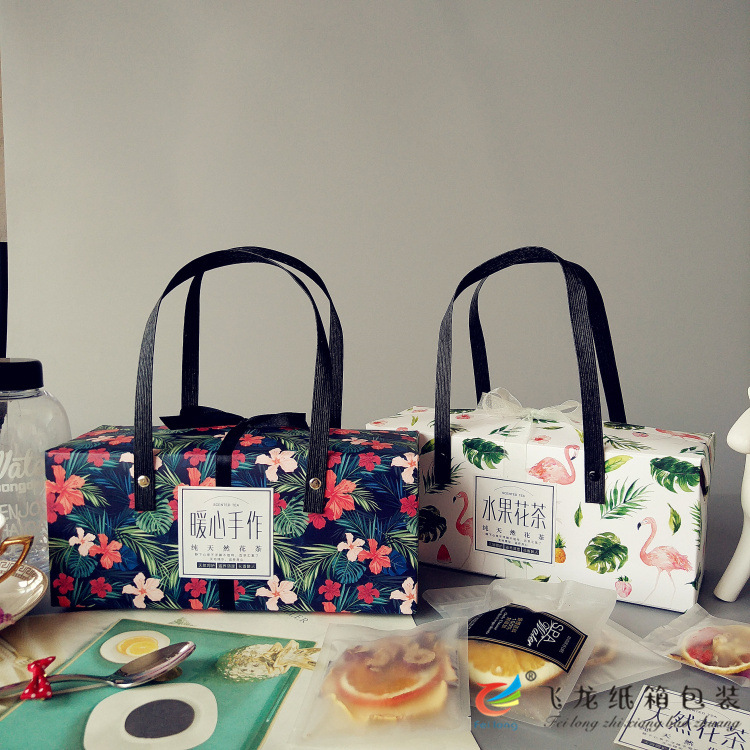 森系包装盒牛轧糖蛋黄酥雪花酥曲奇饼干包装礼盒包装盒礼盒