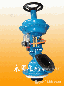 气动搪瓷上展式放料阀 气动下展示放料阀 上展示自动搪瓷出料阀