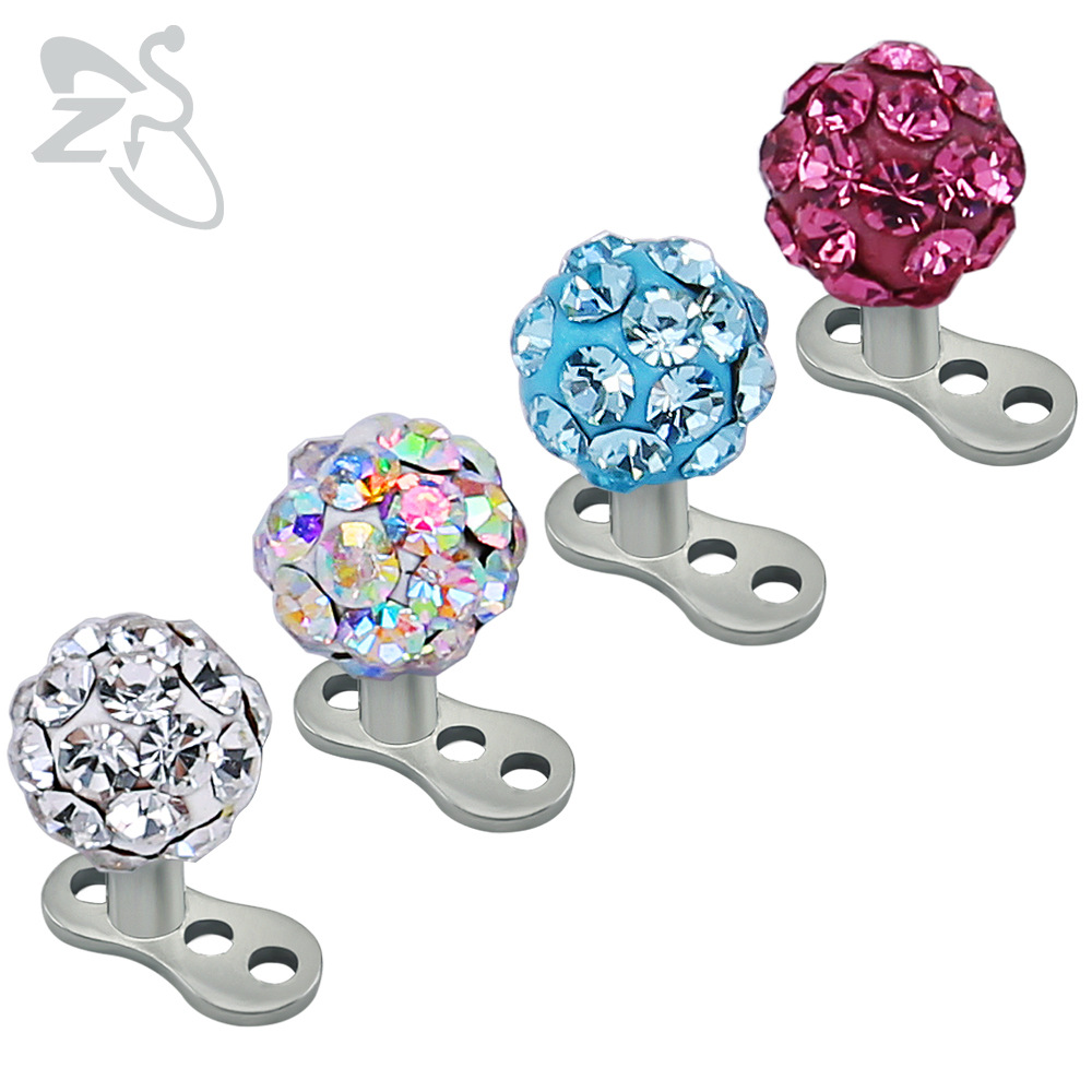 Labret stud lip piercing jewelry styling detail