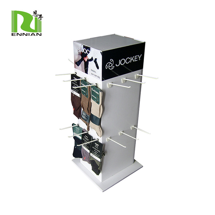 纸质可旋转展示架 袜子展示架 展示架厂家宣传单