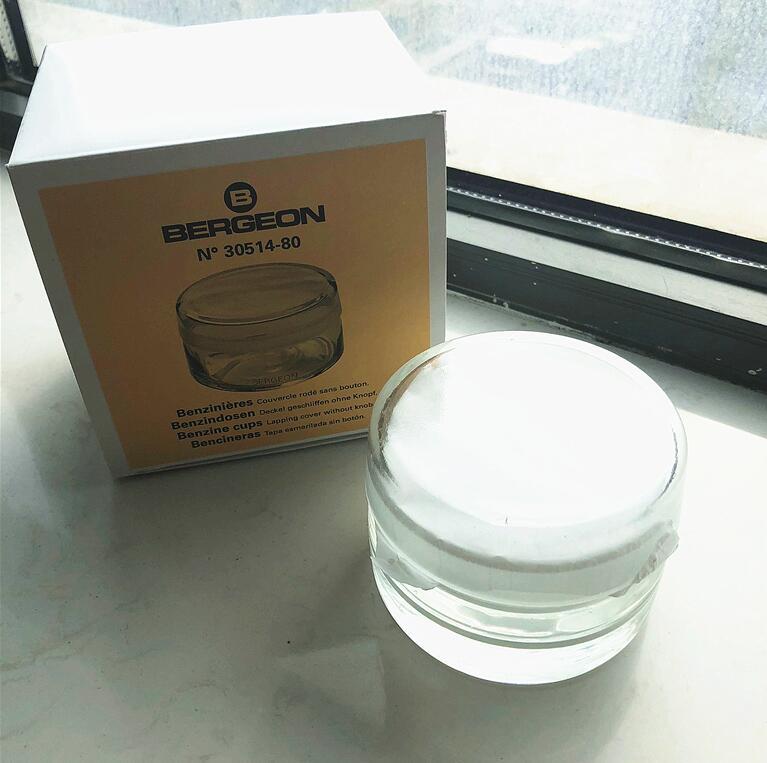 修表工具 瑞士修表bergeon 30514-80 电油盅 玻璃洗油缸 直径80mm