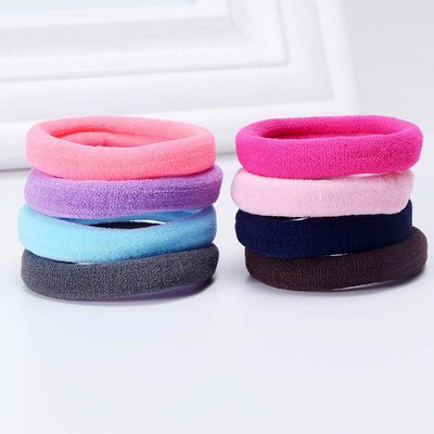 Korean Edition medium , please towel Hairpin High elasticity Seamless Hair rope rubber string Jewelry parts Gifts small gifts