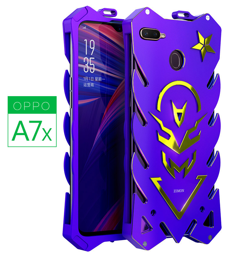 SIMON New THOR II Aviation Aluminum Alloy Shockproof Armor Metal Case Cover for OPPO A7x