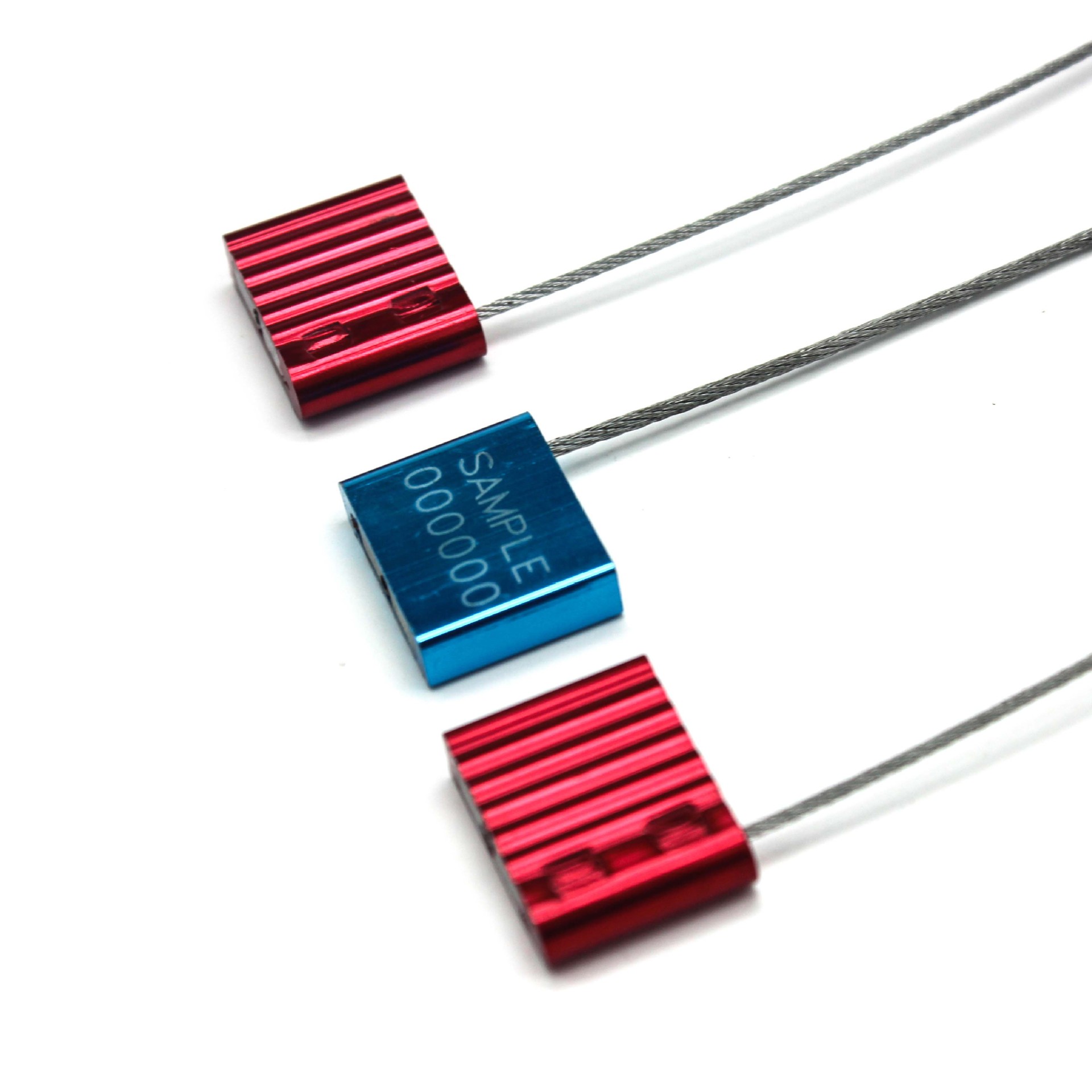 1.8直径铝合金钢丝封 锌合金内芯1.8直径铝合金钢丝封条 物流铅封