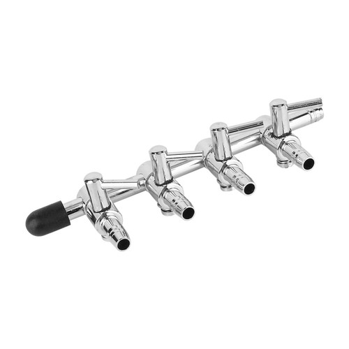 Fish tank oxygen pipe stainless steel distributor metal air volume regulating valve aquarium oxygen pump air regulating valve