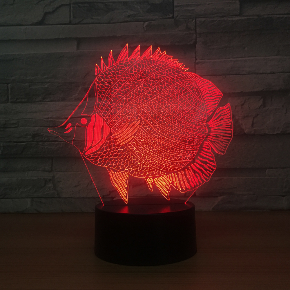 3d小夜灯 七彩触控遥控3d灯