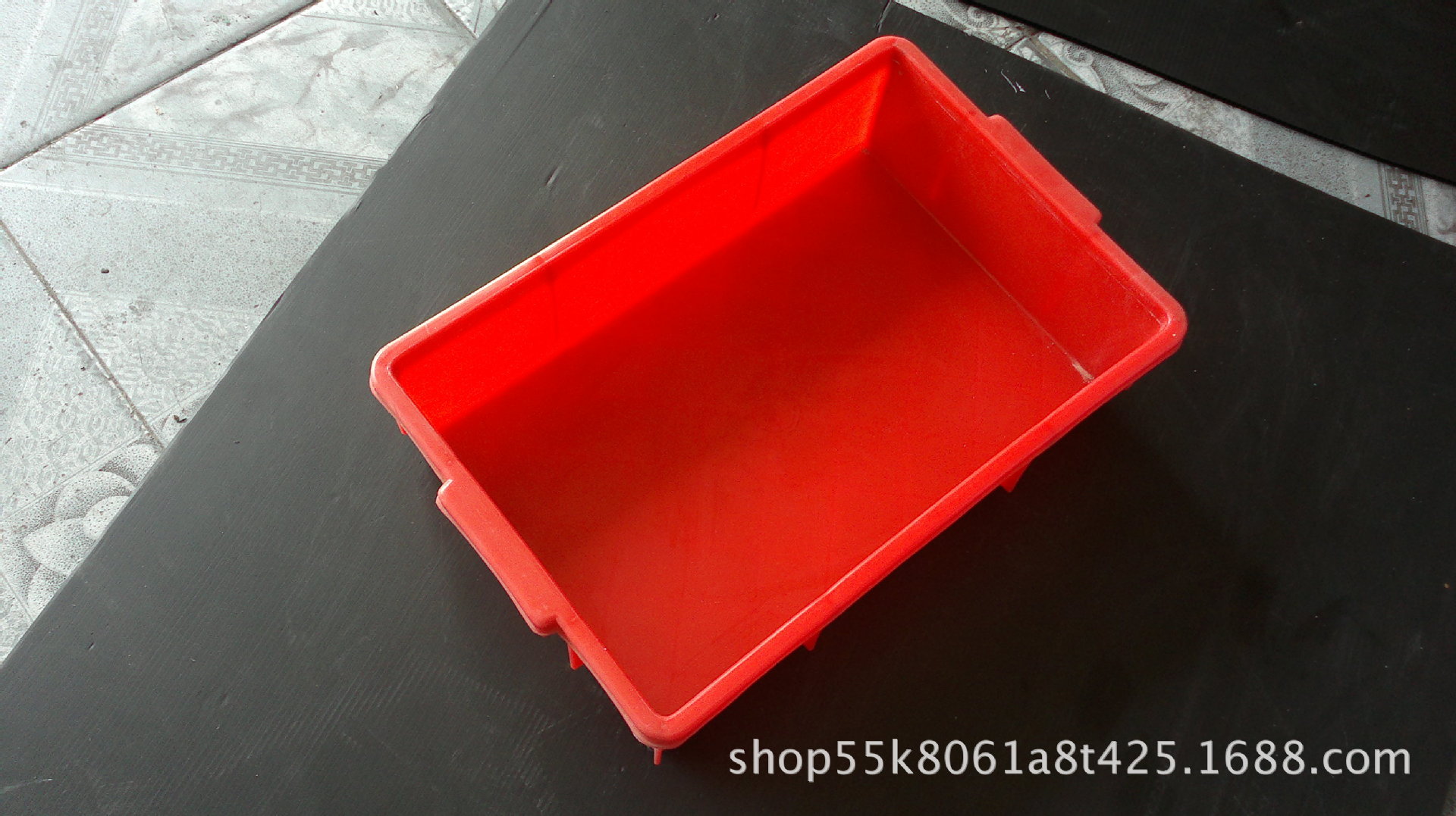 供应红色塑胶方盘 电子厂 五金厂不良品专用塑胶方盘 红色方盘