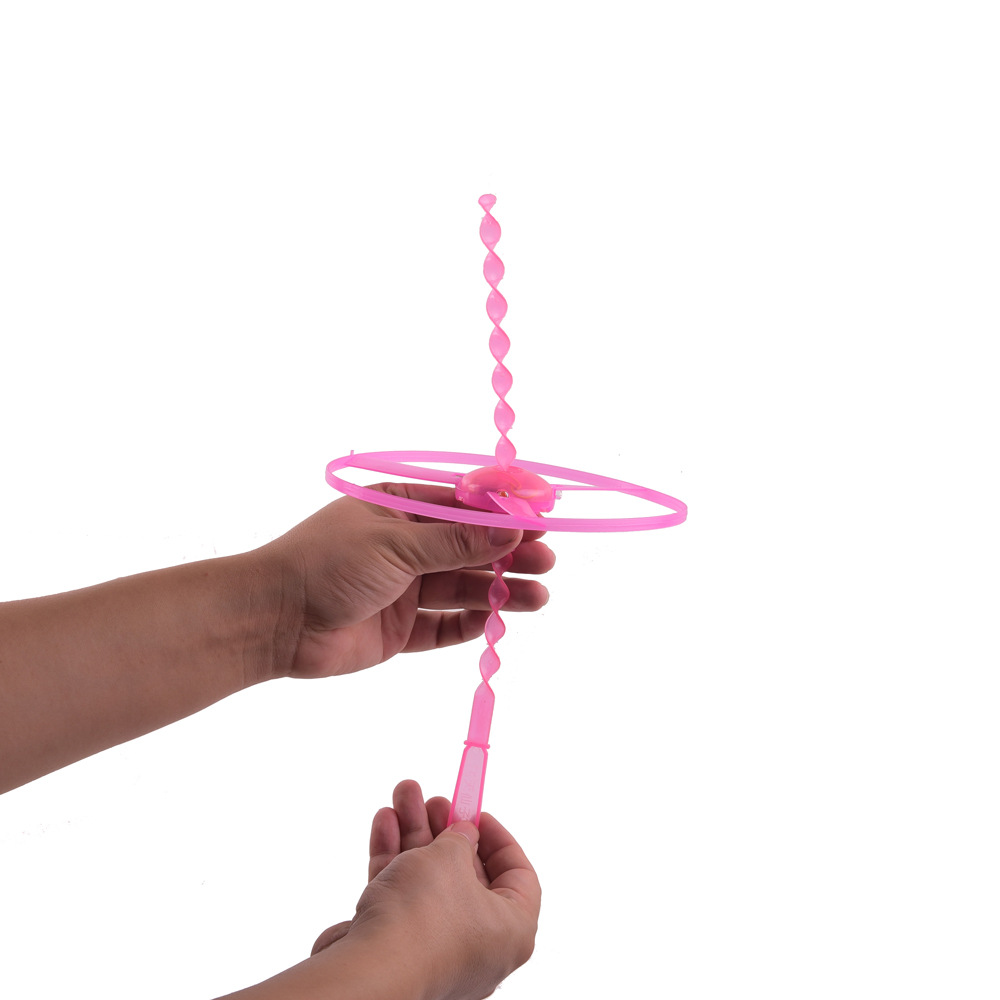 luminescence Hand UFO Flying Fairy Bamboo dragonfly 80 children Reminiscence Glow Toys Stall Night market wholesale