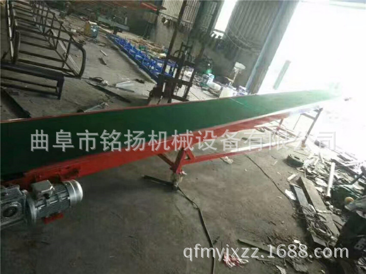 窄式皮带机 裙边输送机优质皮带输送机 波状挡边大倾角裙边输送机