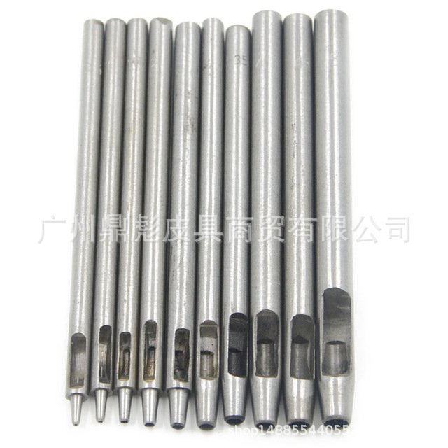 10Pcs-set-Metal-Punch-Leather-