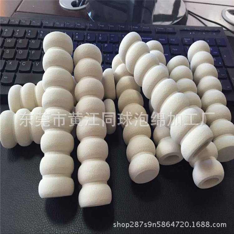 直销 18MM内孔海绵防滑把手 高密度牛角把通用型海绵手把套