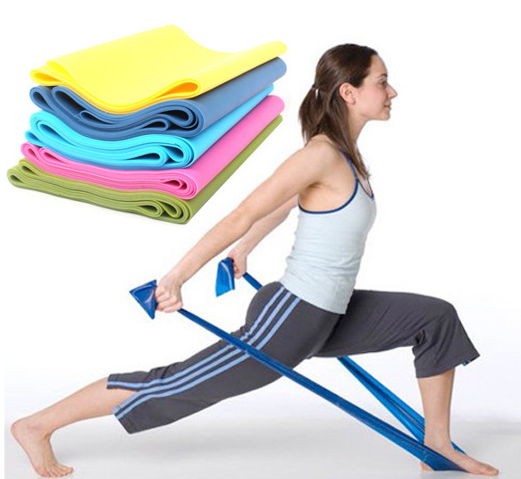 Yoga Stretch Belt Fitness Female Male Tensile Belt Strength Training Boots Elastic Ring Stretch Resistance Belt