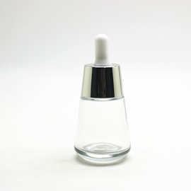 现货供应 厂家直销 30ML高档按压滴管原液瓶 高档化妆品分装瓶