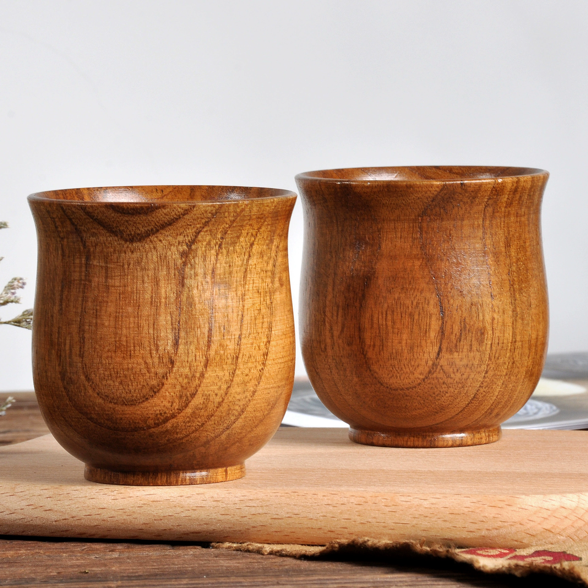 New product listing department stores natural simplicity big belly jujube wood cup three -color cup tea ceremony tea cup