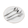 Stainless steel fork spoon package Furnishing high -value rice spoon canteen turtle soup spoon spoon, children's eating spoon, wholesale