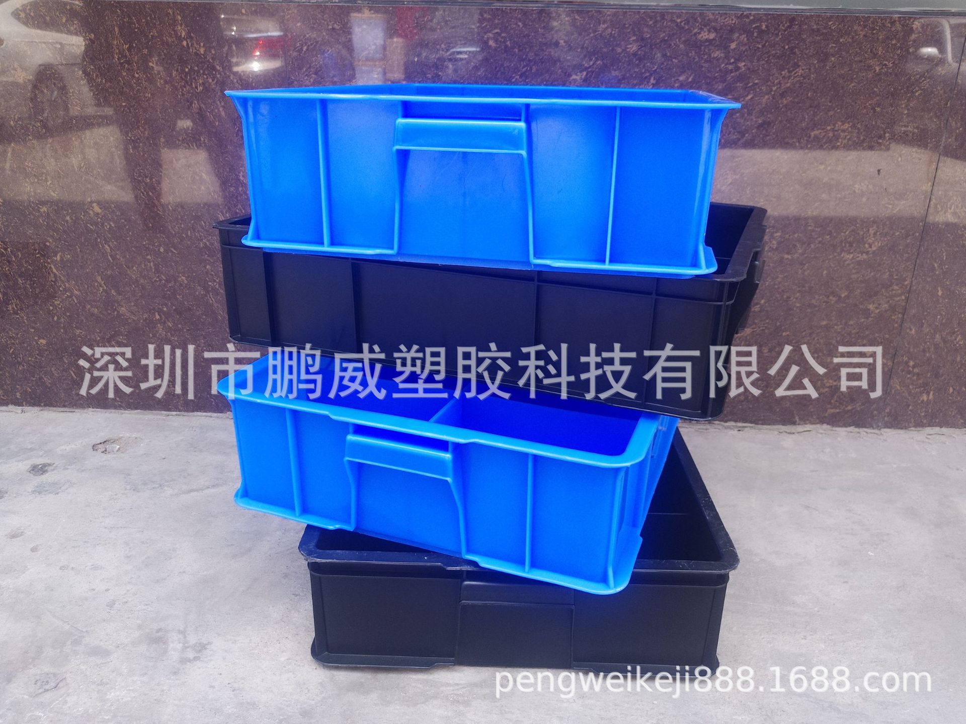 畅销厦门电子8格箱 防静电塑胶周转箱 可堆叠零件防静电8格分类箱