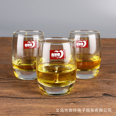 青蘋果ES1120無鉛透明玻璃洋酒杯威士忌酒杯耐熱茶杯酒吧KTV現貨