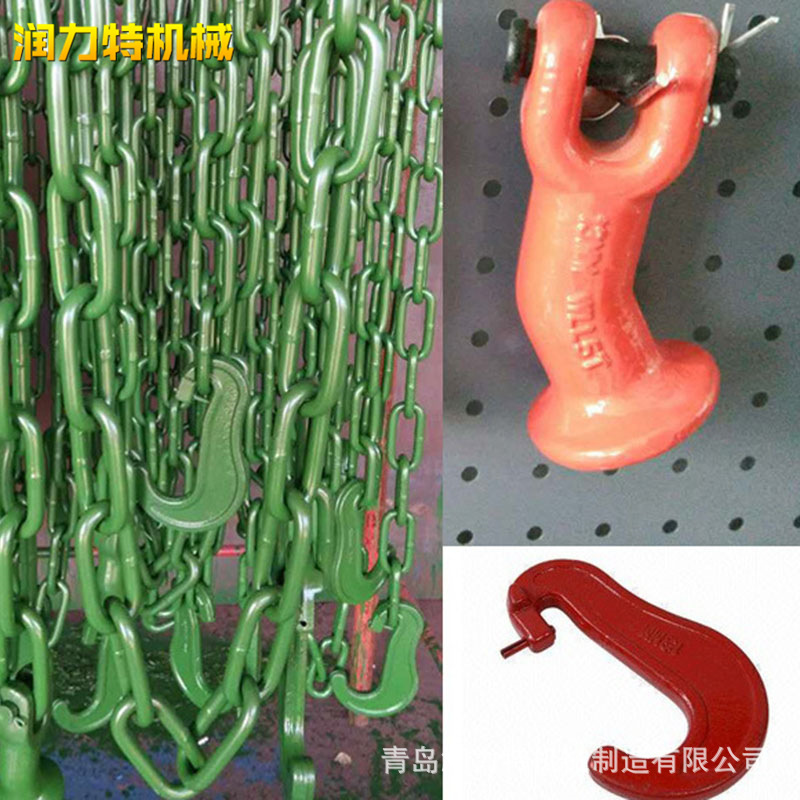 厂家供应货物绑扎链条 船用绑扎链条 集装箱横担钩 收紧器
