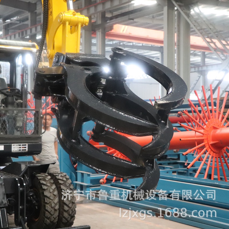 装载机 抓木机 夹木器 山东 多功能轮式抓木机