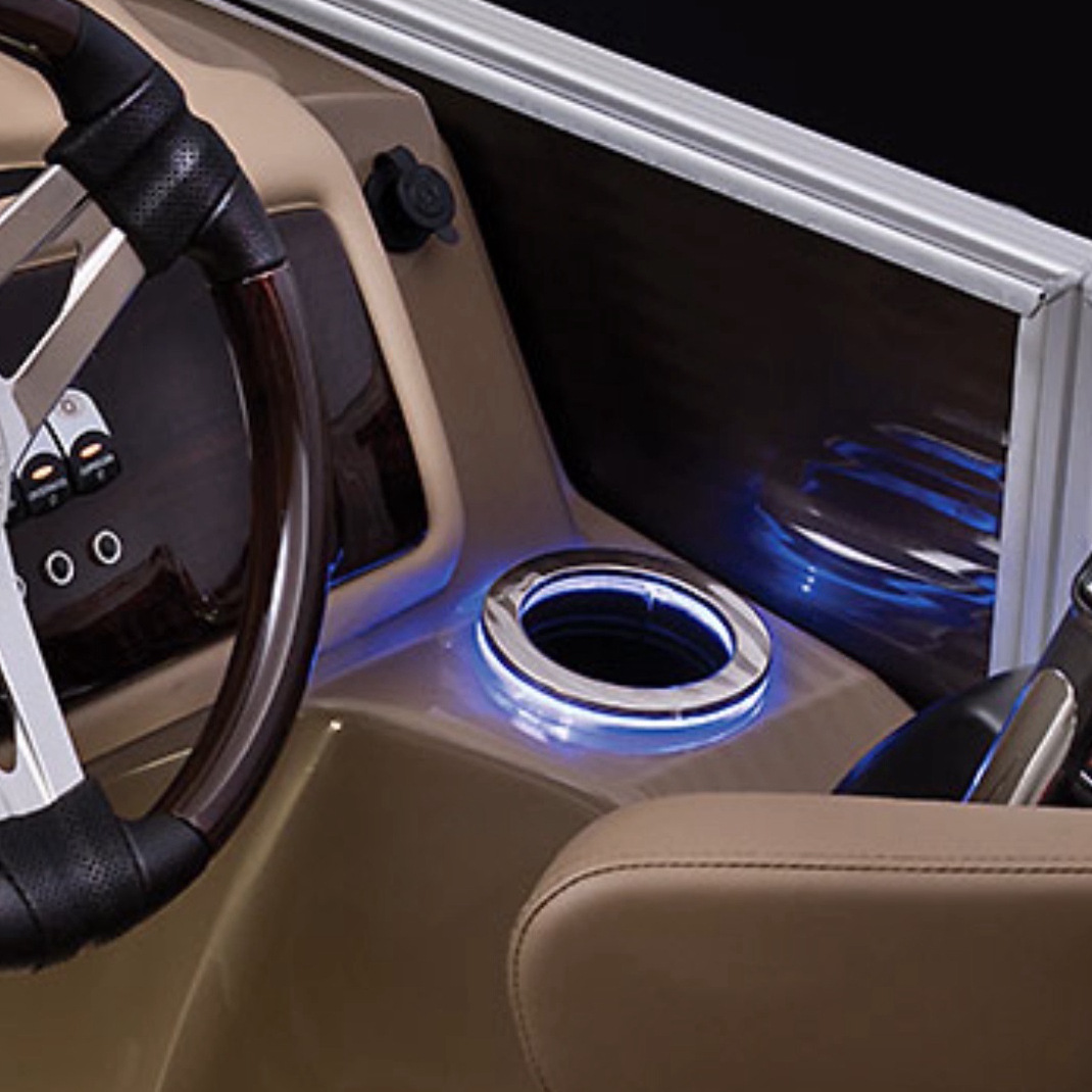 游艇-房车-座圈发光LED发光杯座酒架81429SS_效果