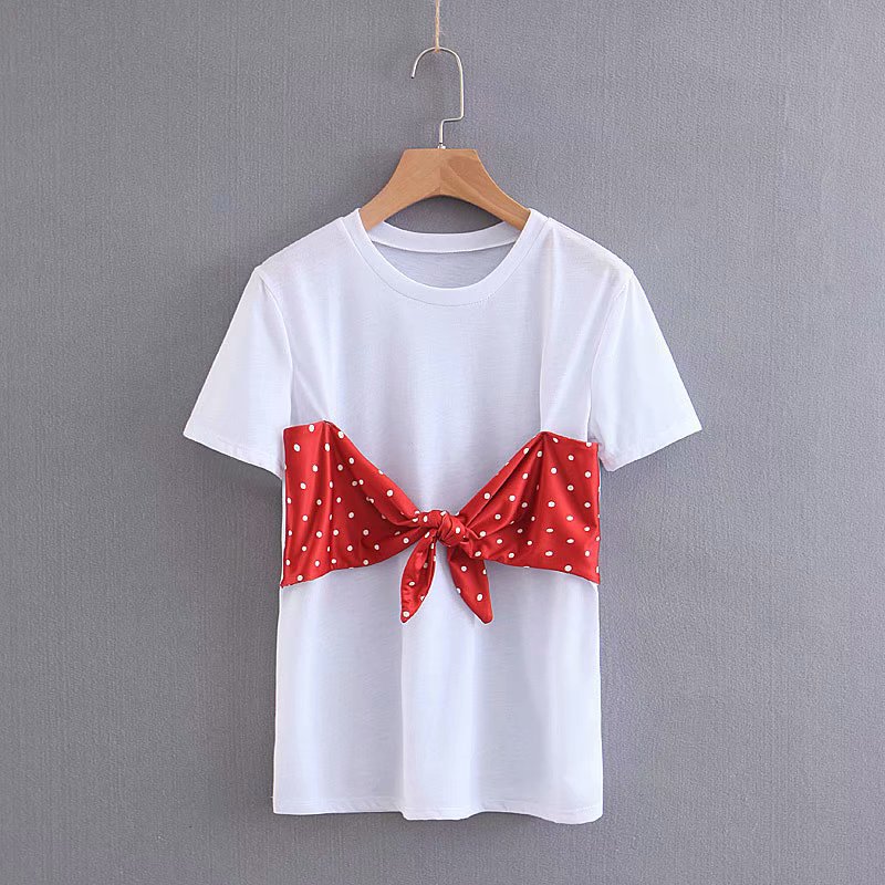 Cotton FashionT-shirt(White-S) NHAM4416-White-S