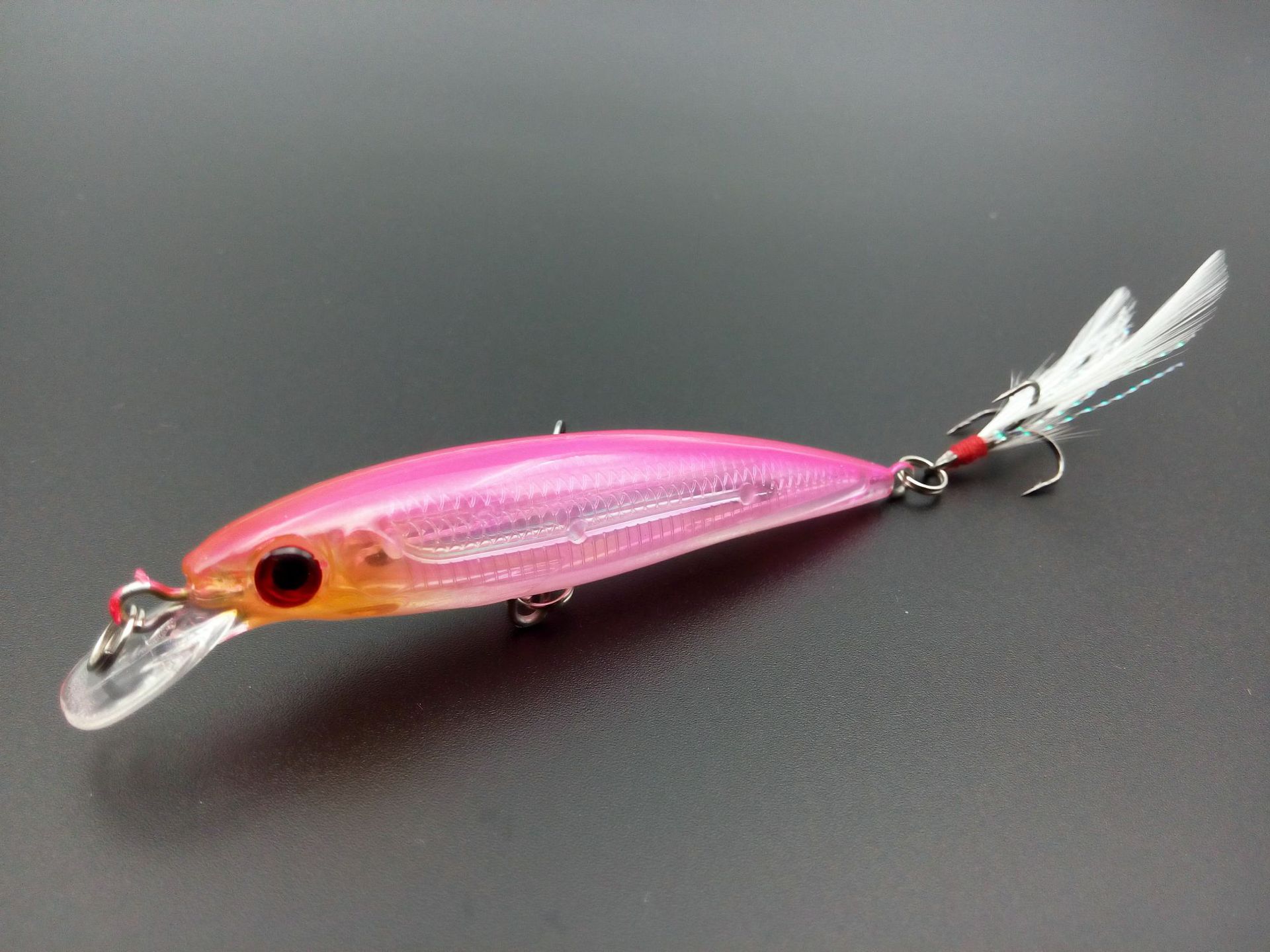 Sinking Minnws Fishing Lures Hard Plastic Baits Fresh Water Bass Swimbait Tackle Gear