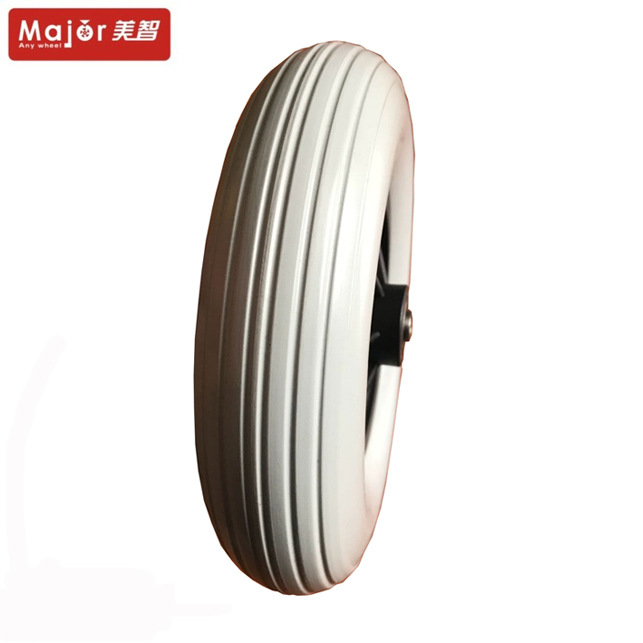 厂家直销8寸聚氨酯发泡轮，童车轮，玩具车轮子，小型车轮子